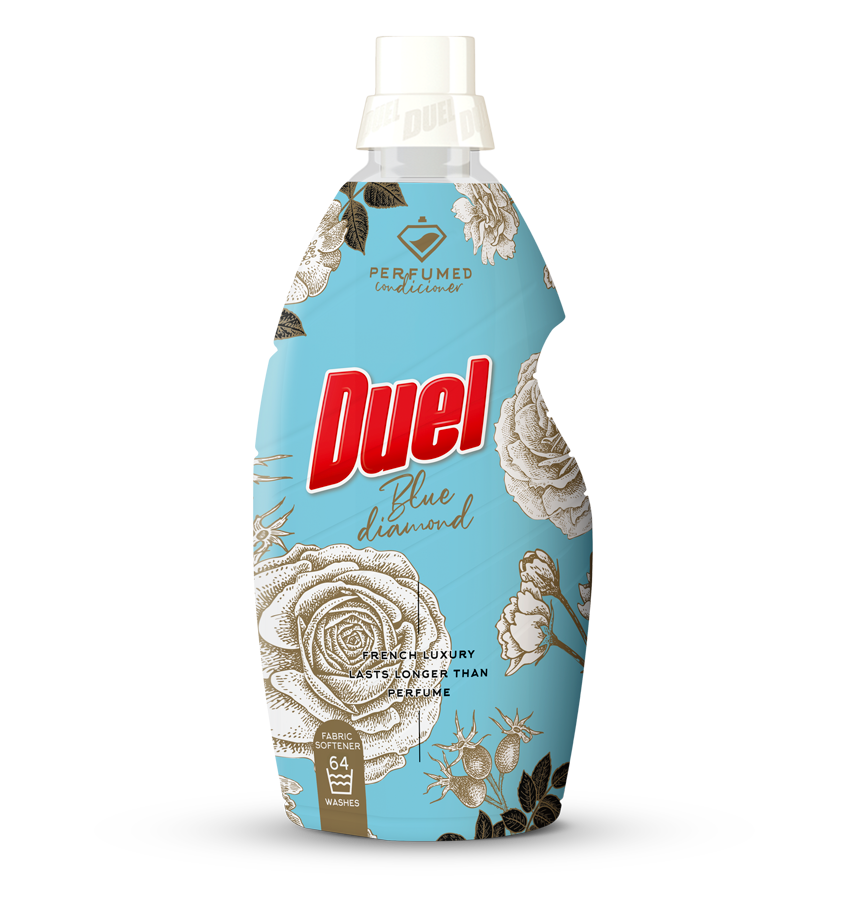 Mehčalec za perilo Duel Blue Diamond 1,6 l – 64 pranj