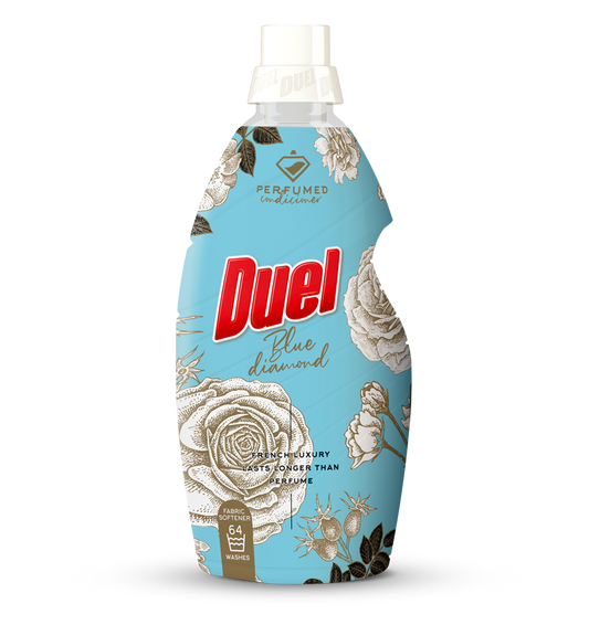 Mehčalec za perilo Duel Blue Diamond 1,6 l – 64 pranj