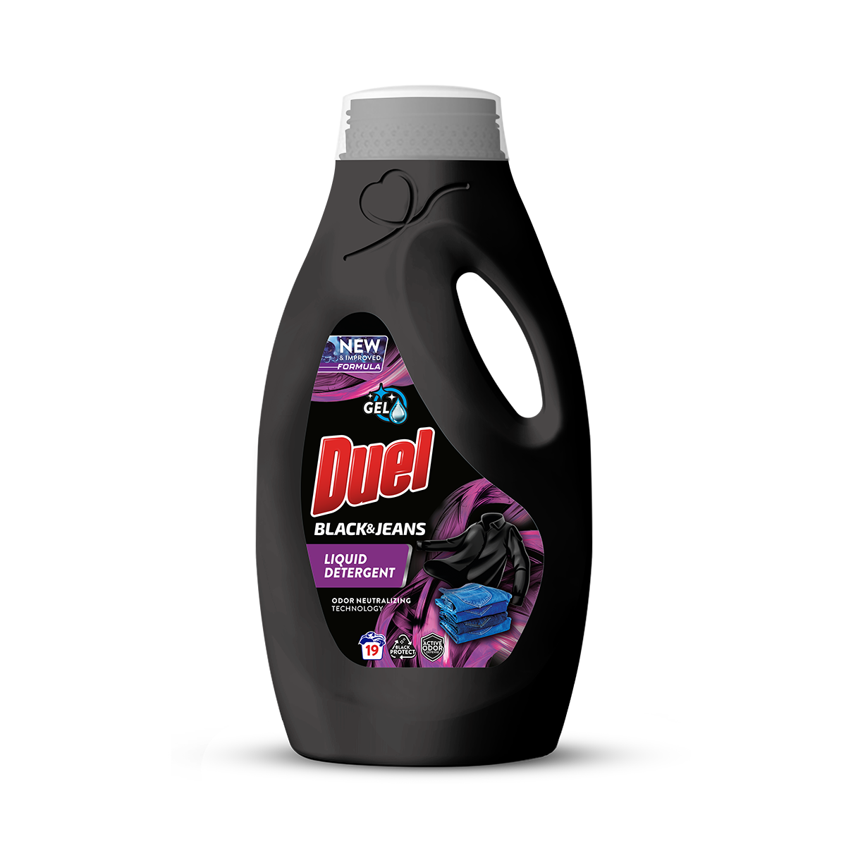 Tekoči detergent Duel Black & Jeans 855 ml – 19 pranj