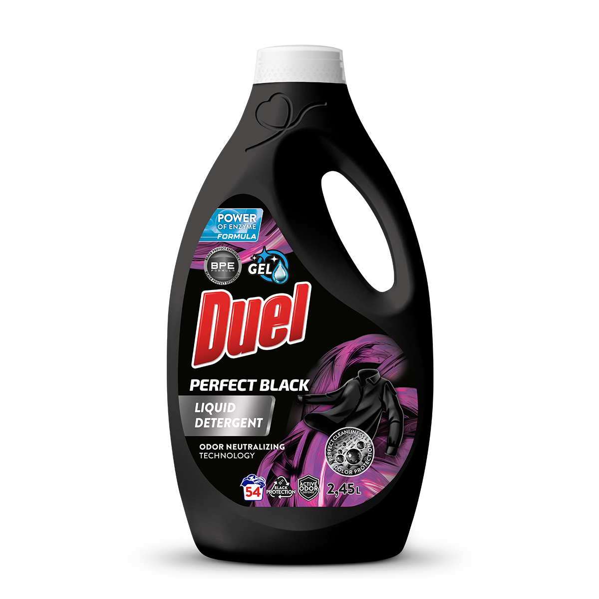 Tekoči detergent Duel Perfect Black 2,45 l – 54 pranj
