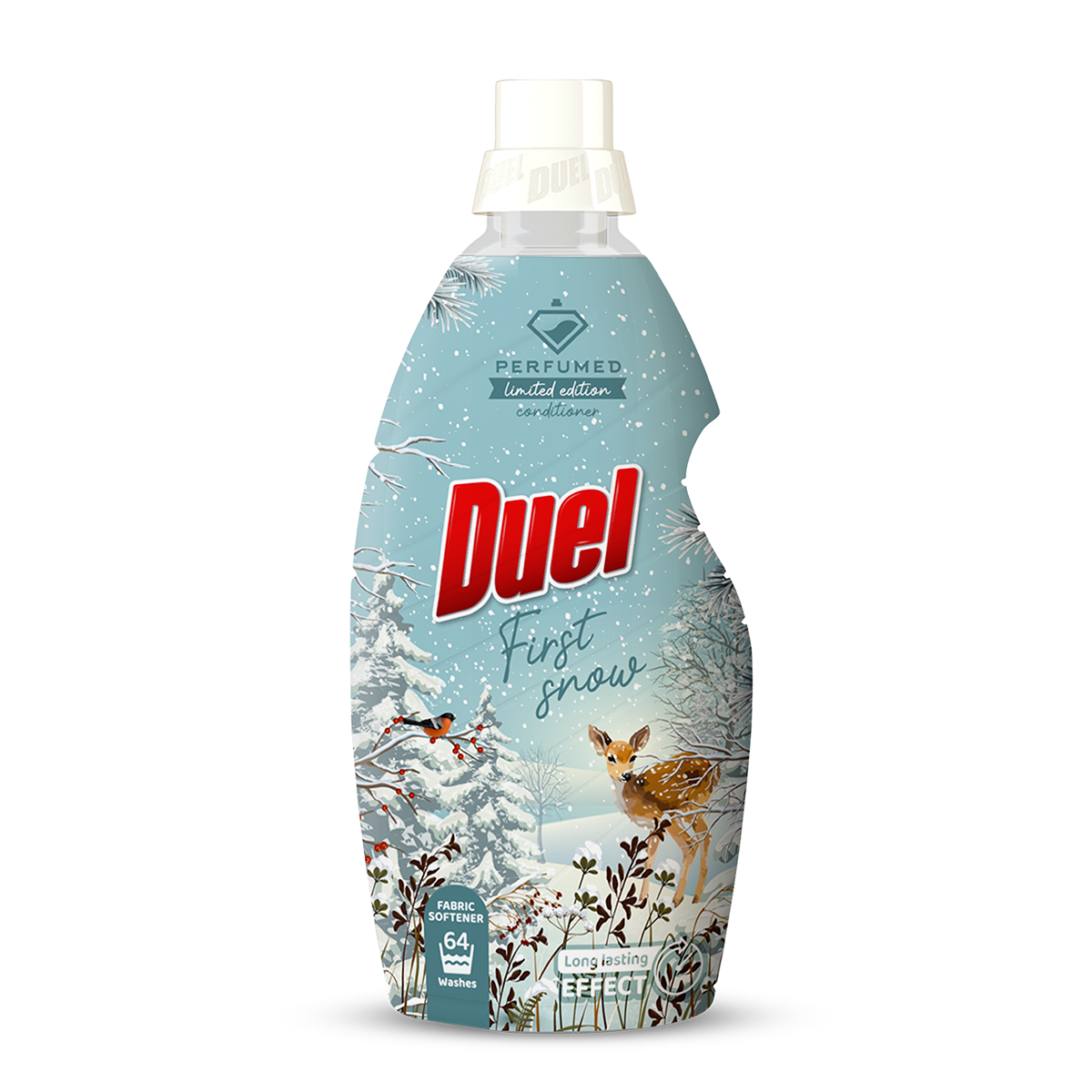 Mehčalec za perilo Duel First Snow 1,6 l – 64 pranj