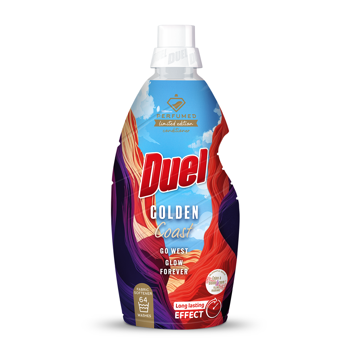 Mehčalec za perilo Duel Golden Coast 1,6 l – 64 pranj