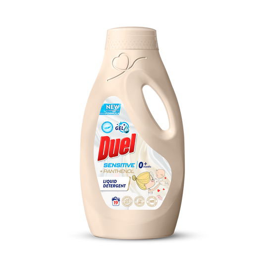 Tekoči detergent Duel Sensitive 855 ml – 19 pranj