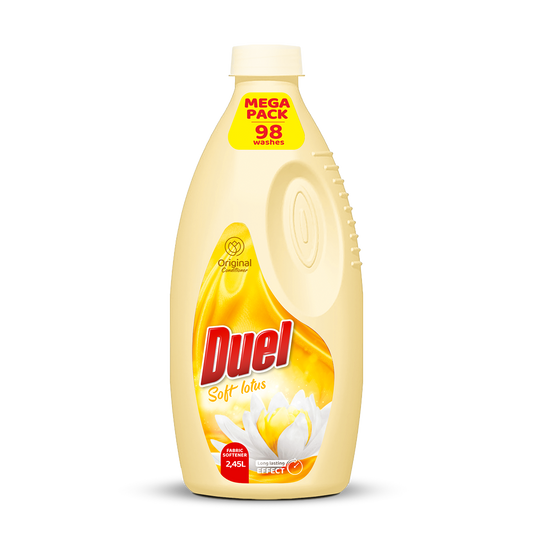 Mehčalec za perilo Duel Soft Lotus 2,45 l – 98 pranj