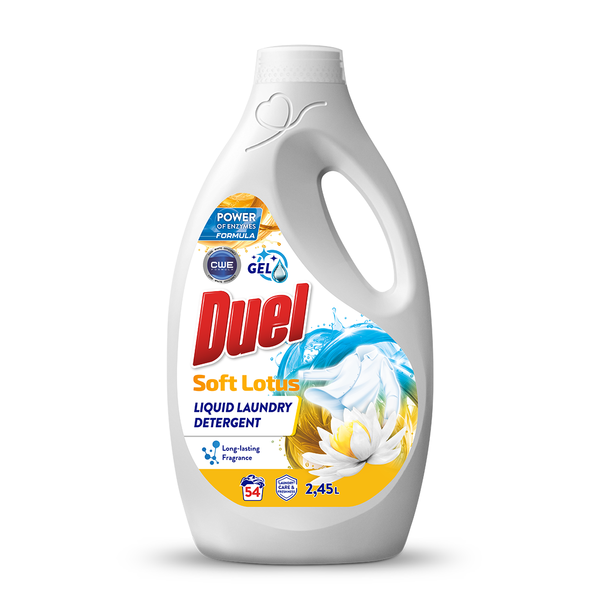 Tekoči detergent Duel Soft Lotus 2,45 l – 54 pranj