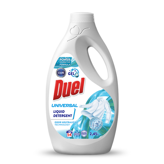 Tekoči detergent Duel Universal 2,45 l – 54 pranj